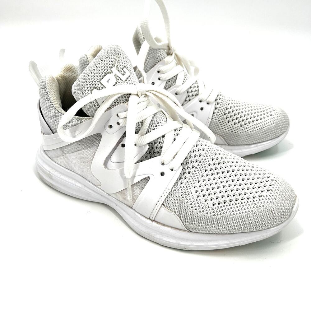 APL Ascend Sneakers 8.5 Womens White Running Cross Train Shoes